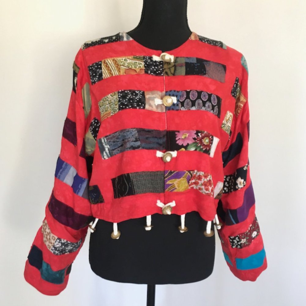 Express Yourself with this Gantos Nativewear Designs Jacket  Loop Button Front